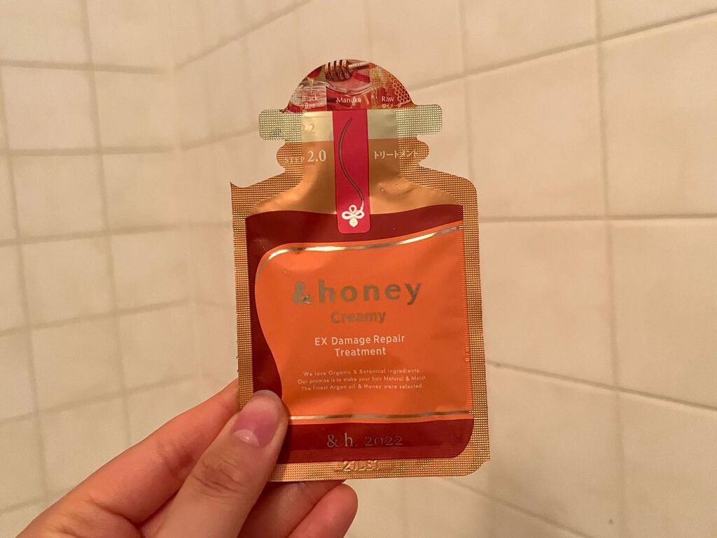 Creamy EXダメージリペアシャンプー1.0/ヘアトリートメント2.0/&honey/市販シャンプーを使ったクチコミ(2枚目)