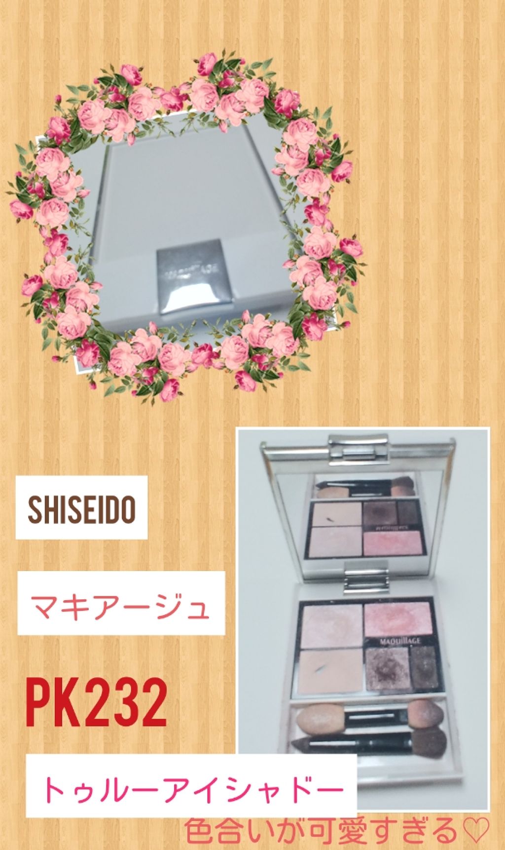 トゥルーアイシャドー/マキアージュ/アイシャドウパレットを使ったクチコミ(1枚目)