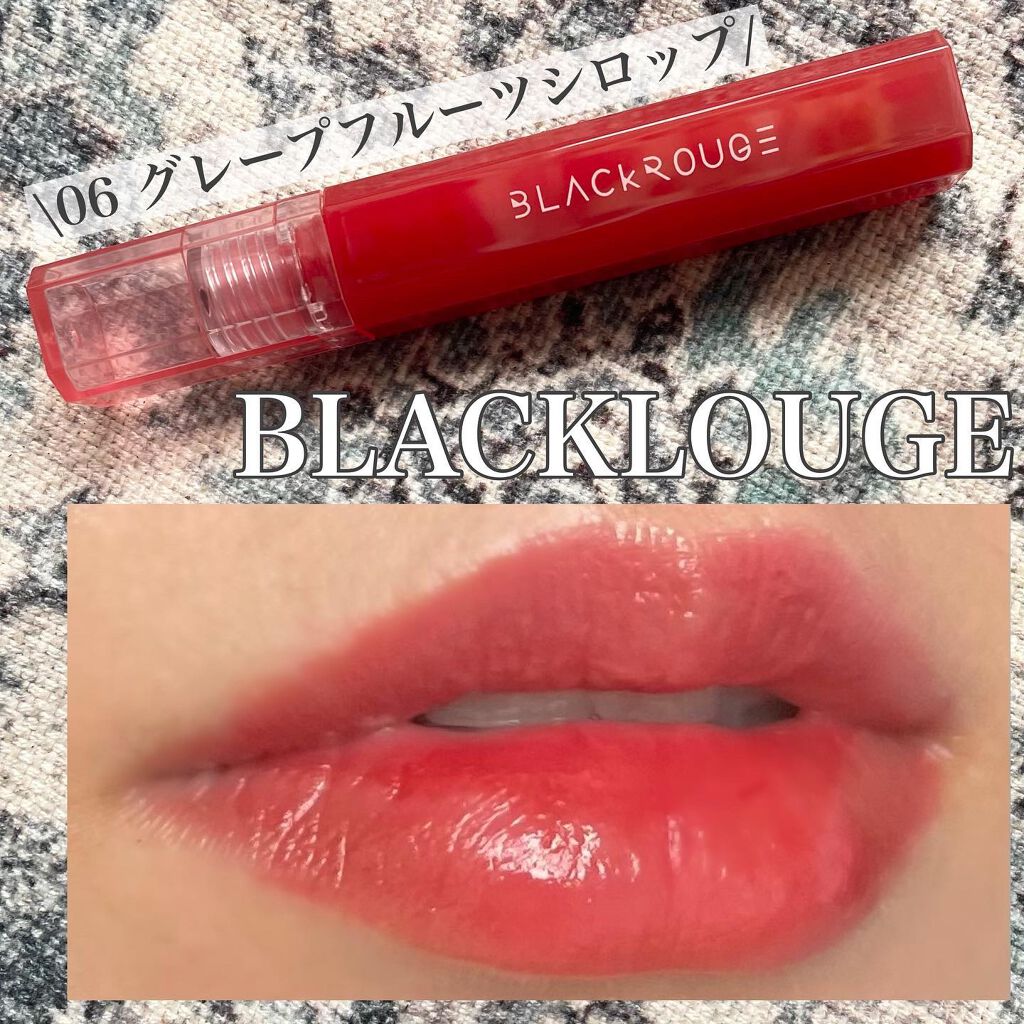 ハーフアンドハーフ ウォーターグロウ​/BLACK ROUGE/口紅を使ったクチコミ（1枚目）