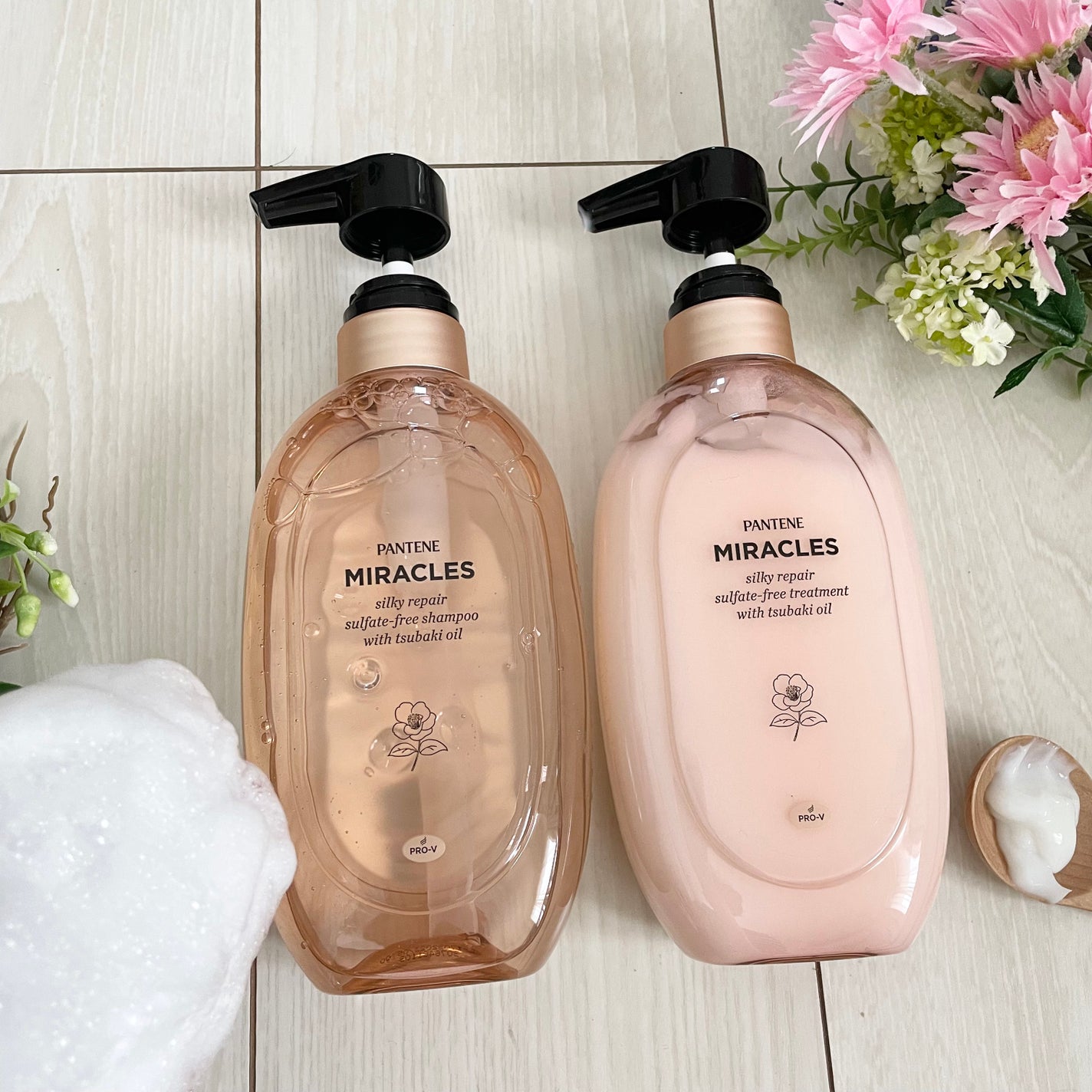 ミラクルズ サルフェート無添加&ジェントルリペア ボンドリペア シャンプー/トリートメント/パンテーン/市販シャンプーを使ったクチコミ(3枚目)