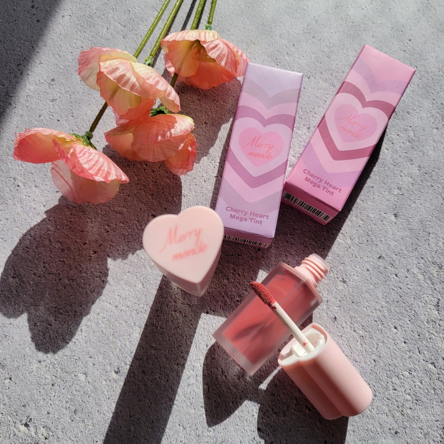 チェリーハート メガティント/Merrymonde/リップティントを使ったクチコミ(1枚目)