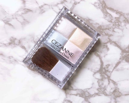 ミックスカラーチーク 10 ハイライト/CEZANNE/パウダーチークを使ったクチコミ(1枚目)