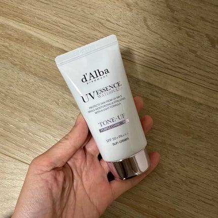 ダルバ ウォータフル トーンアップ サンクリーム(パープル)/ダルバ/日焼け止めクリームを使ったクチコミ(2枚目)