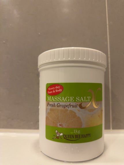 マッサージソルト フレッシュグレープフルーツ/Queen Bee Happy /ボディスクラブを使ったクチコミ(4枚目)