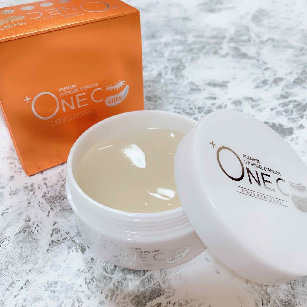 プレミアム ハイドロゲルアイパッチ/+OneC(プラワンシー)/アイケア・アイクリームを使ったクチコミ(1枚目)