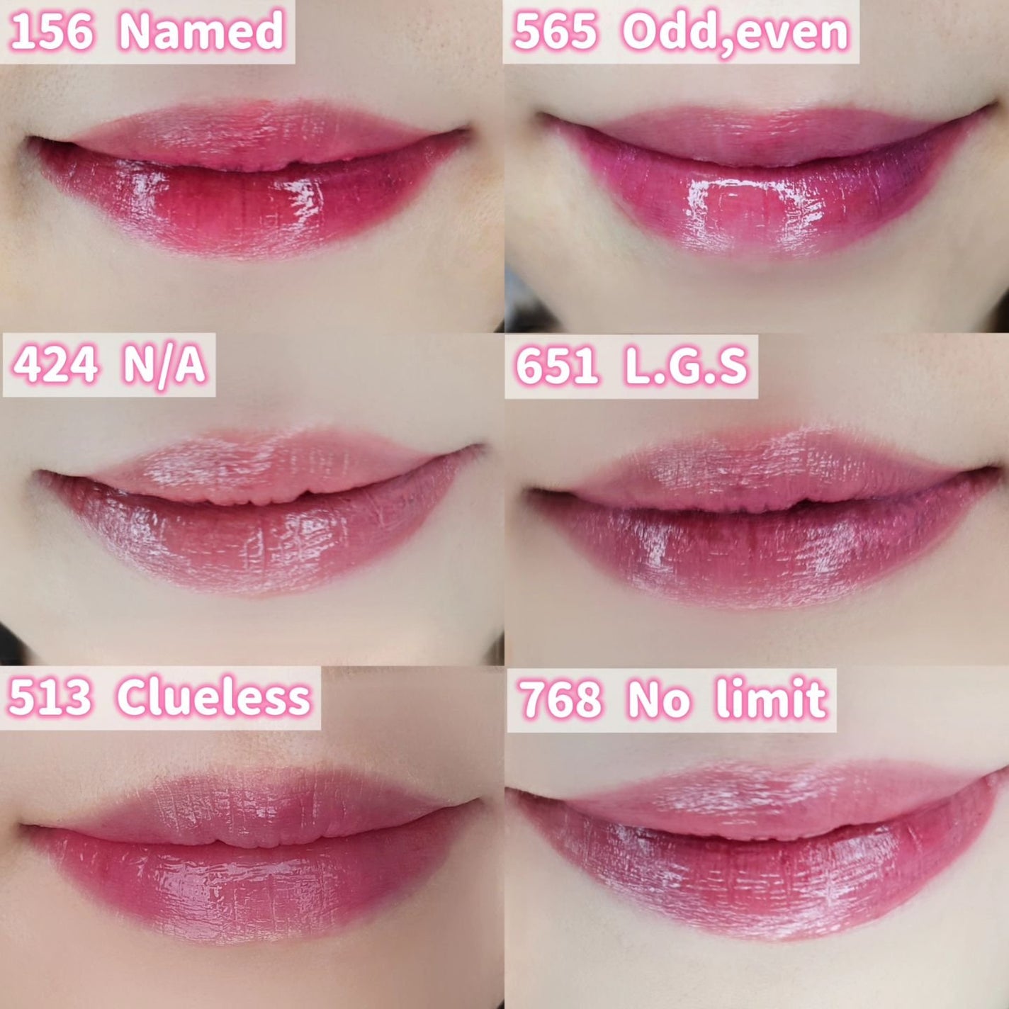 Oddtype オッドタイプ ミラーティント リップ リップカラー 6種セット アンシーン ミラーティント|Oddtypeの口コミ - 【6色レビュー