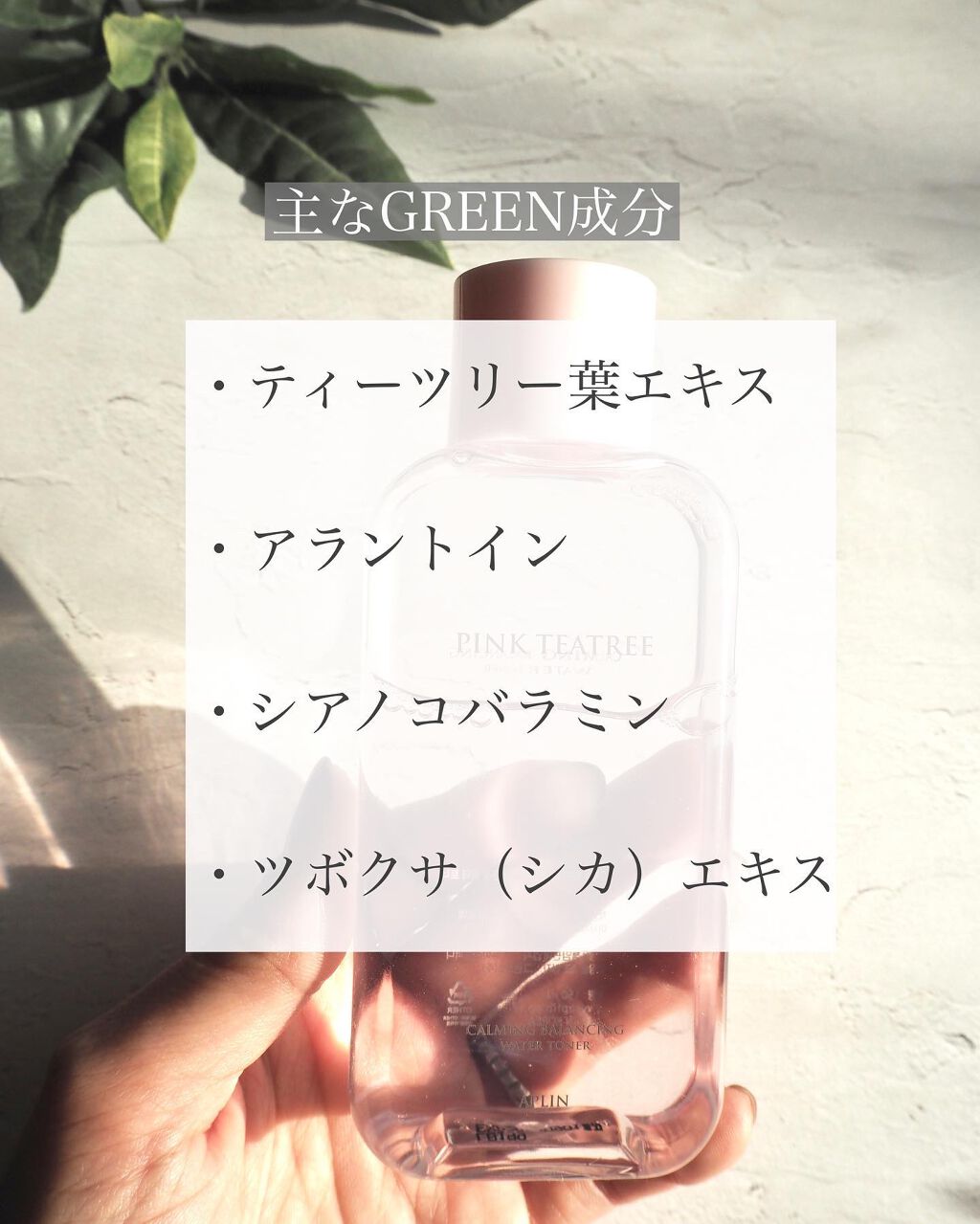 ピンクティーツリートナー/APLIN/化粧水を使ったクチコミ(6枚目)