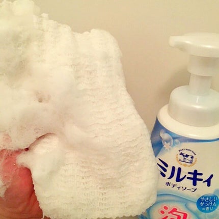 泡で出てくる ミルキィボディソープ やさしいせっけんの香り/ミルキィ/ボディソープを使ったクチコミ(9枚目)