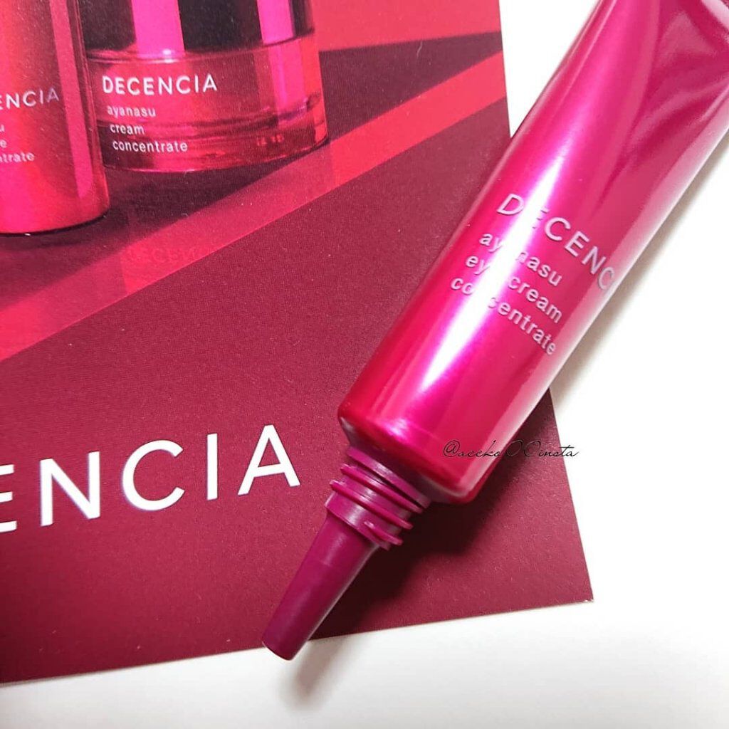 アヤナス アイクリーム コンセントレート / DECENCIAの口コミ
