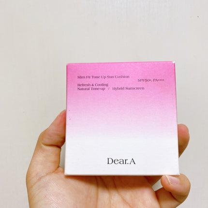 スリムフィットトーンアップサンクッション/Dear.A/日焼け止めローションを使ったクチコミ(5枚目)