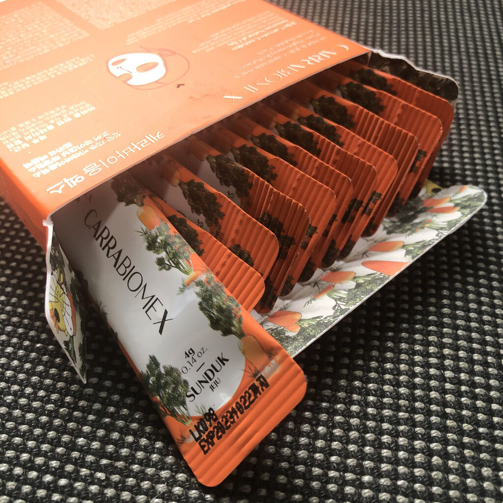 キャロットバブルパック/SUNDUK JEJU/洗い流すパック・マスクを使ったクチコミ（2枚目）