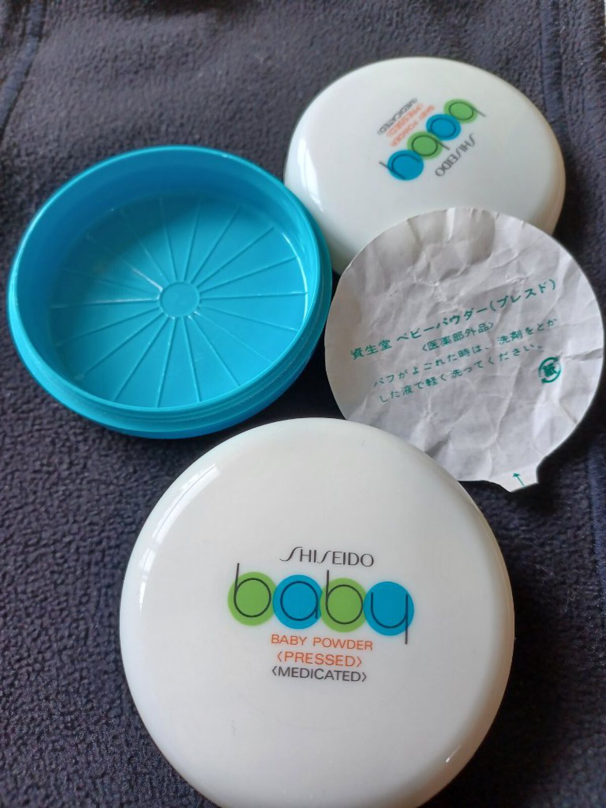 資生堂ベビーパウダー(プレスド)/ベビー/ボディパウダーを使ったクチコミ（2枚目）