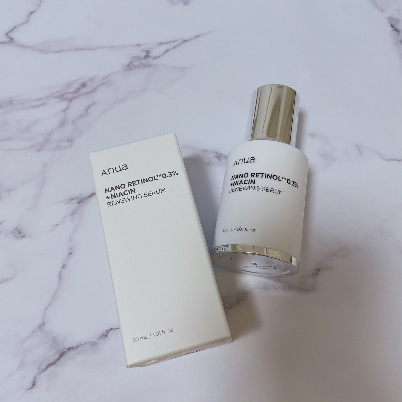 レチノール0.3 ナイアシンリニューイングセラム/Anua/美容液を使ったクチコミ(1枚目)