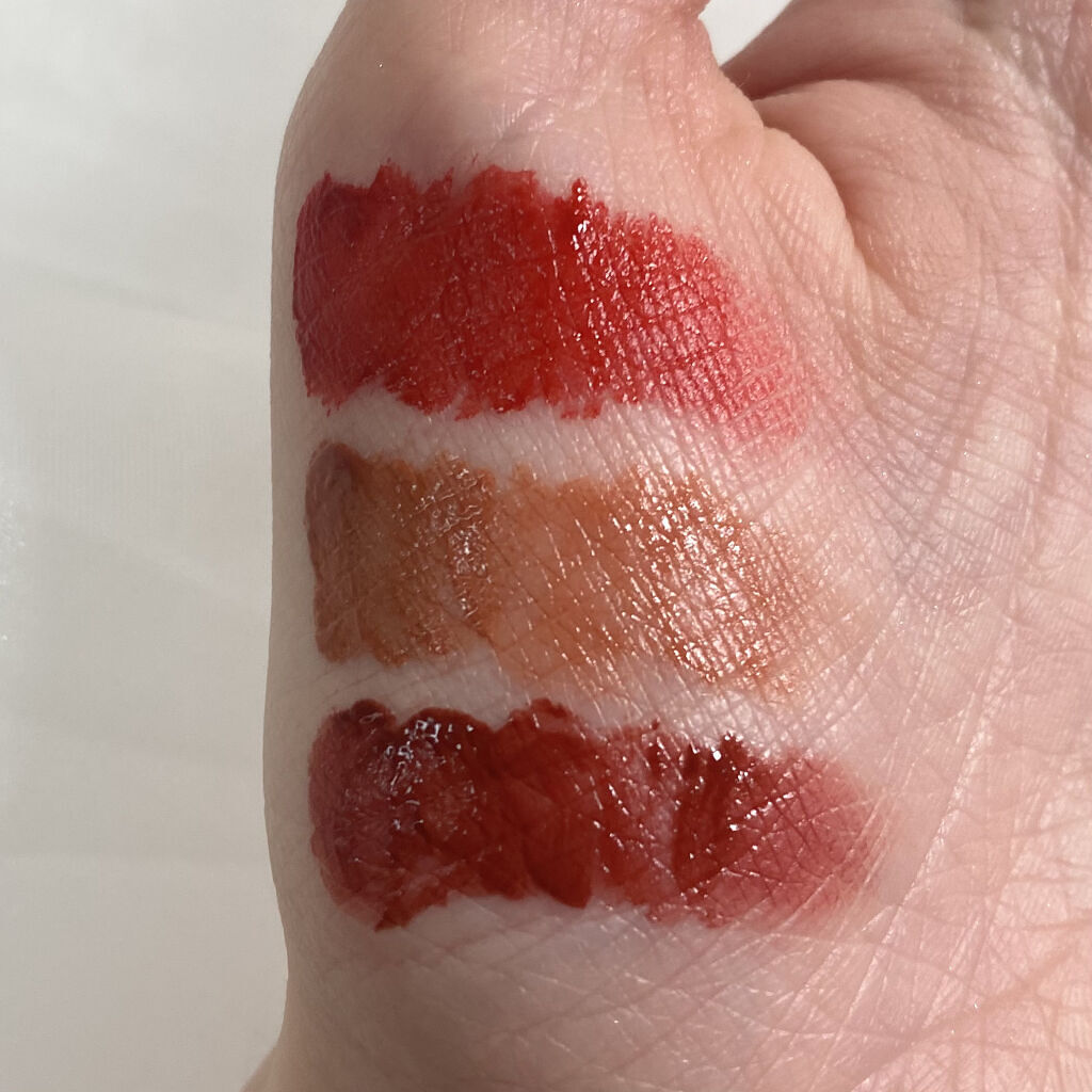 オールタイム ムード ベルベットティント 12AM どうしたの こんな遅い時間に〈ローズブリック〉/saat insight/リップティントを使ったクチコミ（3枚目）