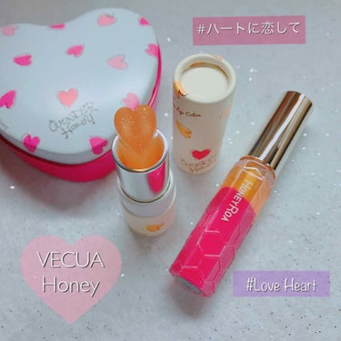 ワンダーハニー 恋するハートリップ ときめきハニー(クリア)/VECUA Honey/口紅を使ったクチコミ（1枚目）