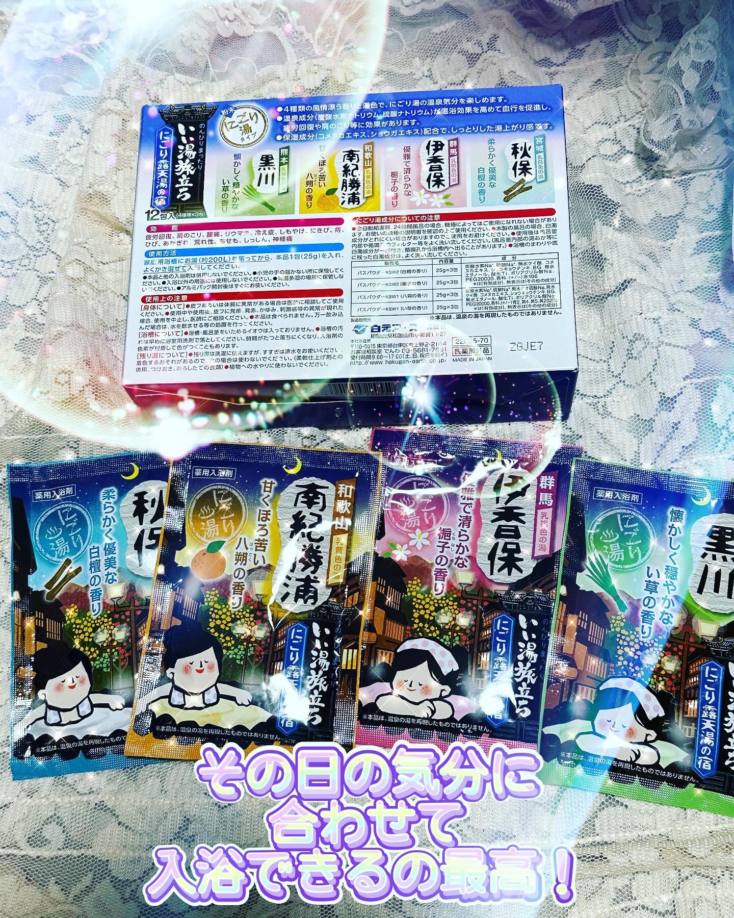 いい湯旅立ち にごり露天湯の宿/白元アース/無機塩系入浴剤を使ったクチコミ（2枚目）