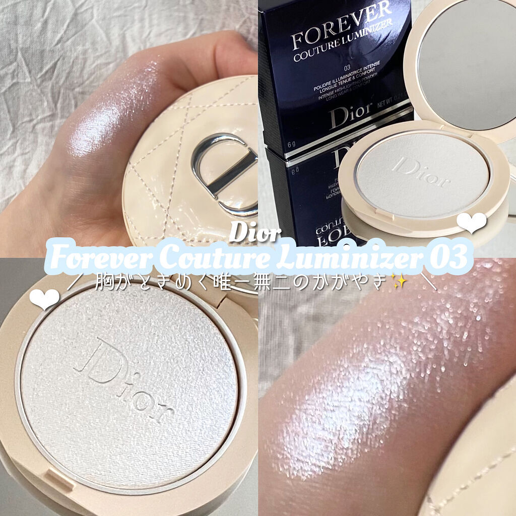 こんにちは、ももです🍑

今回は、

\  胸がときめく唯一無二のかがやき✨  /

『  Dior フォーエバークチュールルミナイザー03 』

のご紹介です🤍

✄----------------------------------