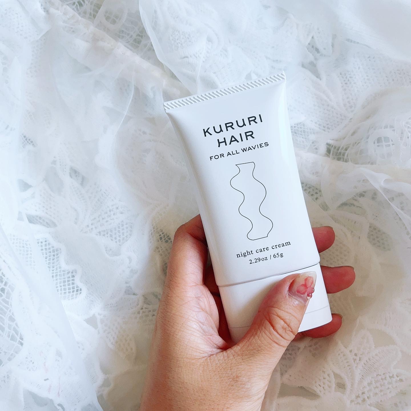 ナイトケアクリーム/KURURI HAIR/ヘアミルクを使ったクチコミ（2枚目）