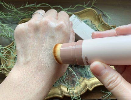 ヴィーガンナチュラルカバースティックファンデーション/DERMASHARE/その他ファンデーションを使ったクチコミ(4枚目)