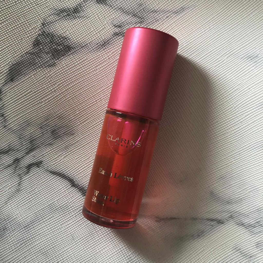 ウォーターリップ ステイン 01 ローズ ウォーター/CLARINS/リップグロスを使ったクチコミ（1枚目）
