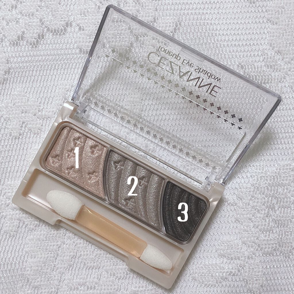 トーンアップアイシャドウ/CEZANNE/アイシャドウパレットを使ったクチコミ（3枚目）