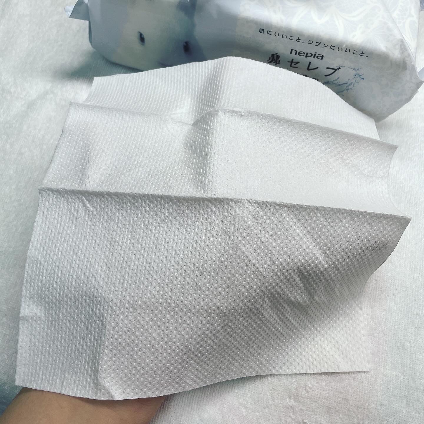 鼻セレブ 洗顔専用/ネピア/クレンジングタオルを使ったクチコミ（3枚目）