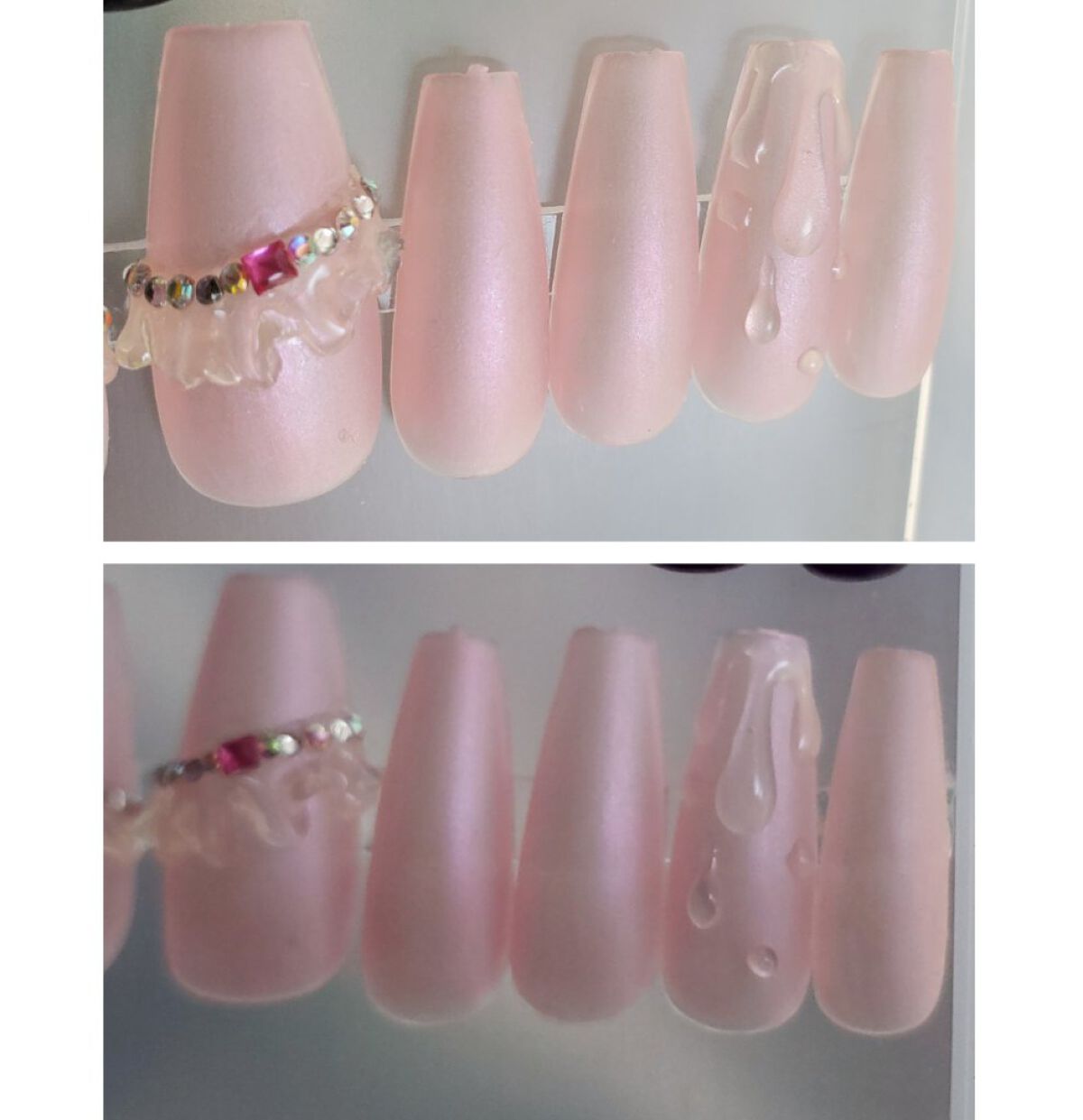 パールスレッドジェル/LALONA/ジェルネイルを使ったクチコミ（3枚目）