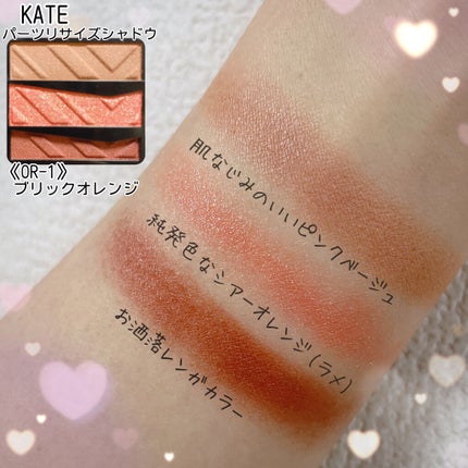 パーツリサイズシャドウ/KATE/アイシャドウパレットを使ったクチコミ(2枚目)