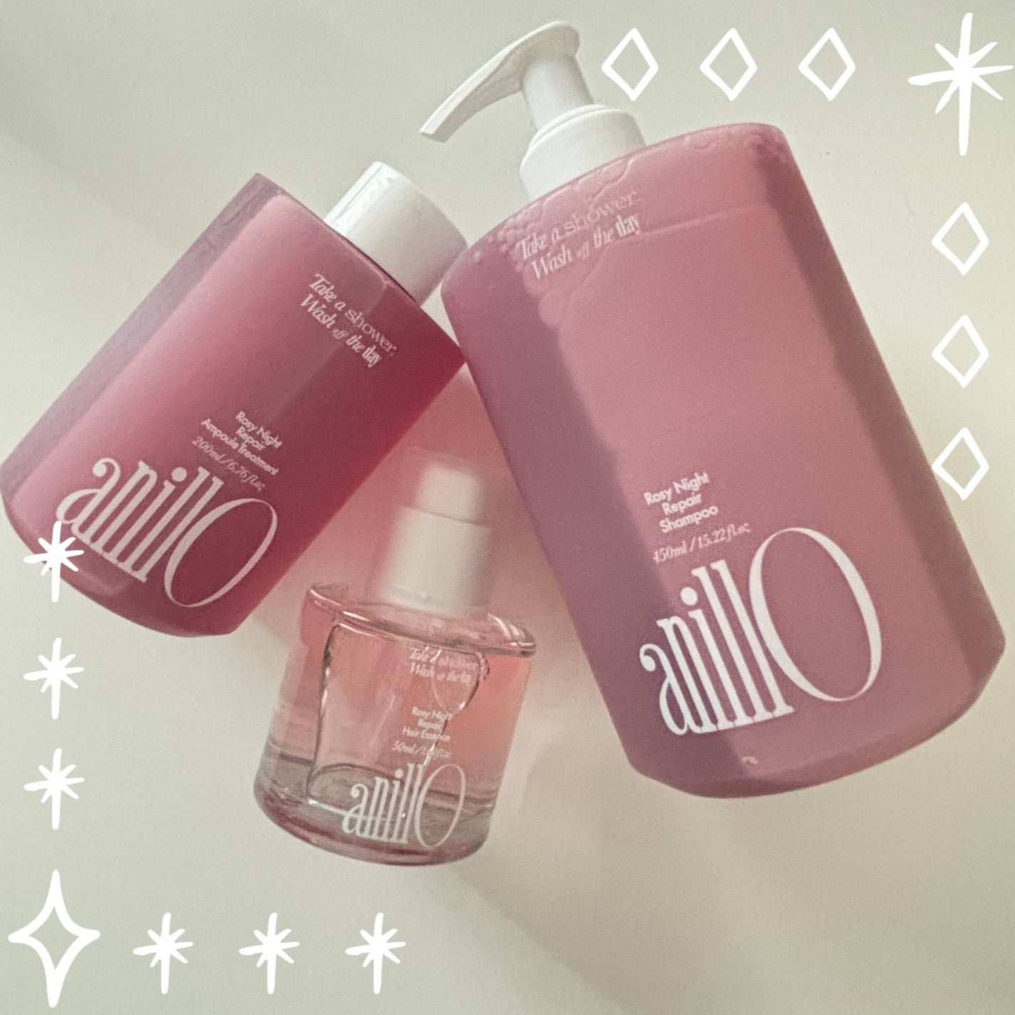 ロージーナイトヘアエッセンス/ANILLO/ヘアオイルを使ったクチコミ(1枚目)