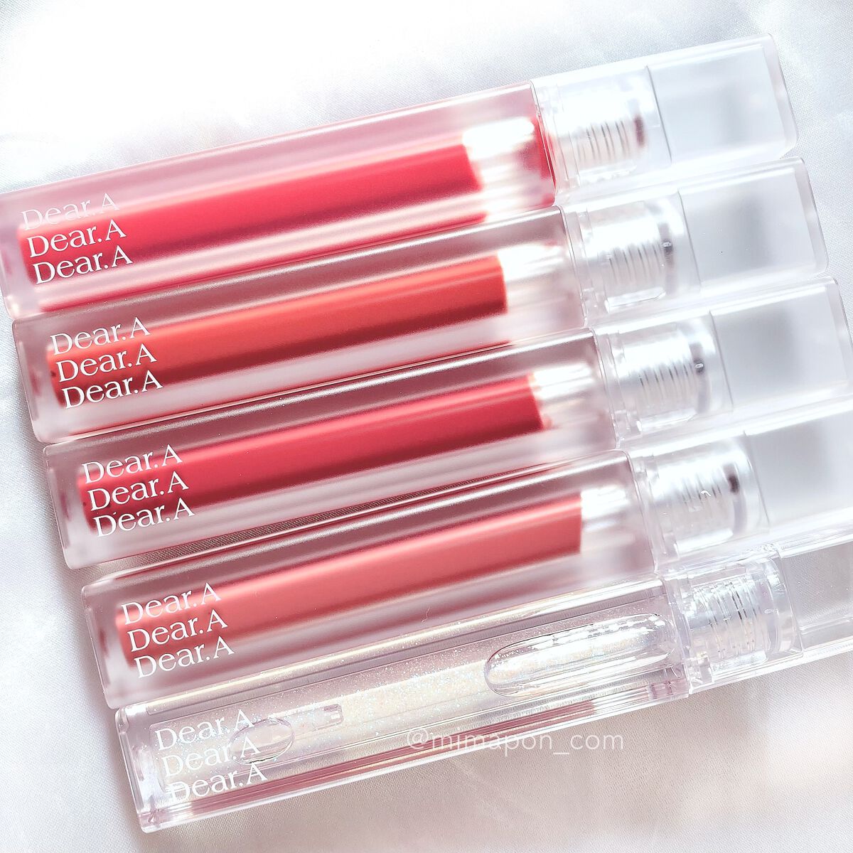 シアーベルベットティント/Dear.A/リップティントを使ったクチコミ(4枚目)