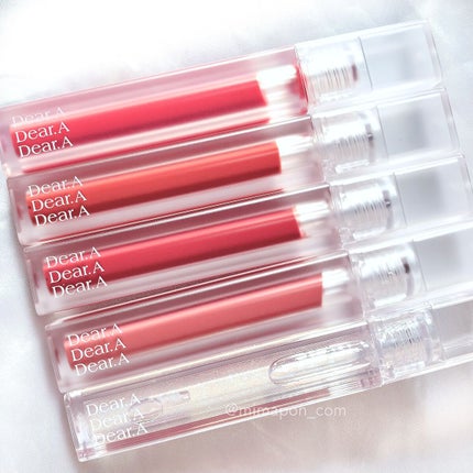 シアーベルベットティント/Dear.A/リップティントを使ったクチコミ(4枚目)