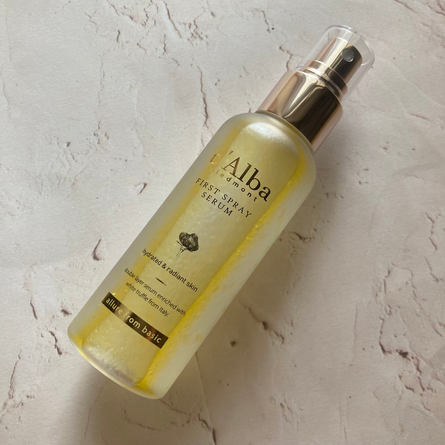 ダルバ ホワイトトリュフファーストスプレーセラム/ダルバ/ミスト状化粧水を使ったクチコミ(1枚目)