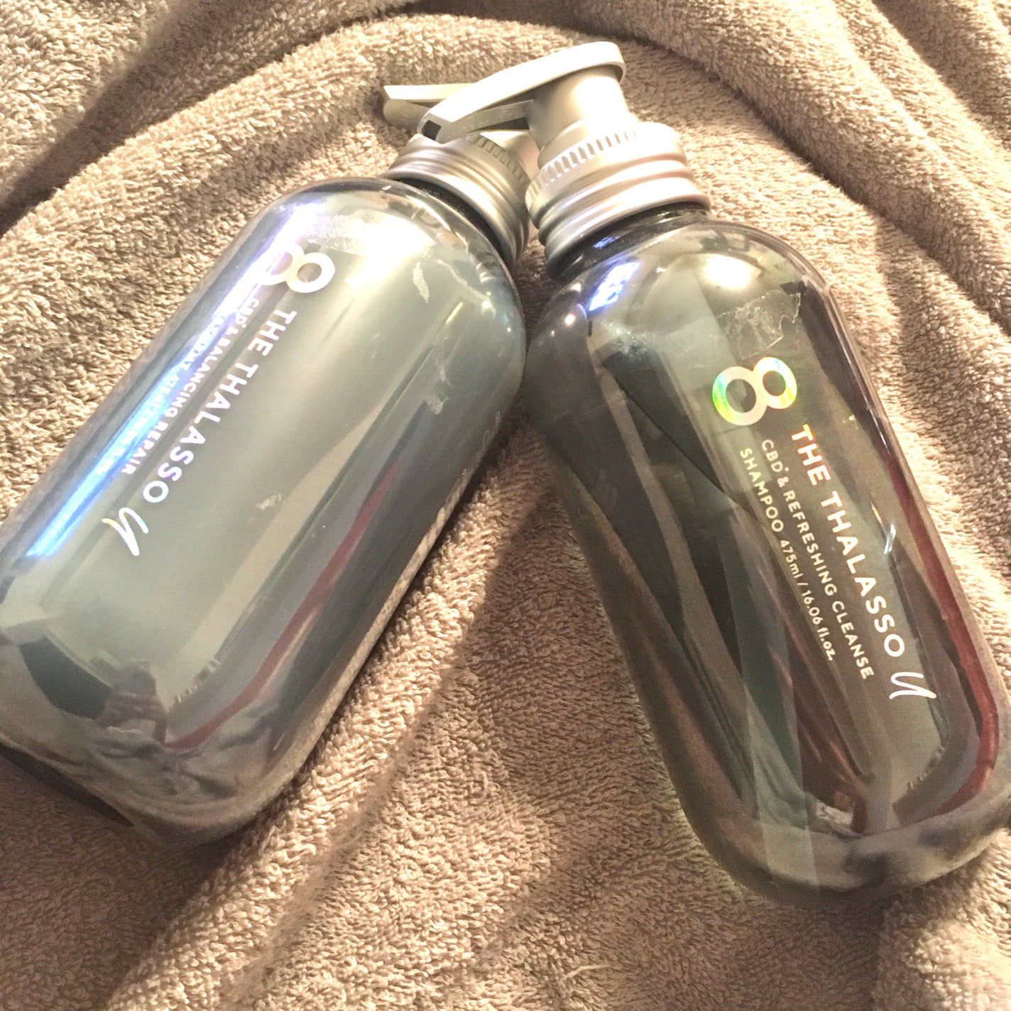 エイトザタラソ ユー CBD&リフレッシング クレンズ 美容液シャンプー/CBD&バランシング ダメージリペア 美容液ヘアトリートメント/エイトザタラソ/市販シャンプーを使ったクチコミ(1枚目)