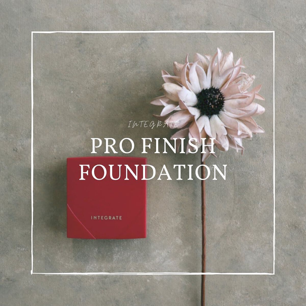 プロフィニッシュファンデーション/インテグレート/パウダーファンデーションを使ったクチコミ(1枚目)