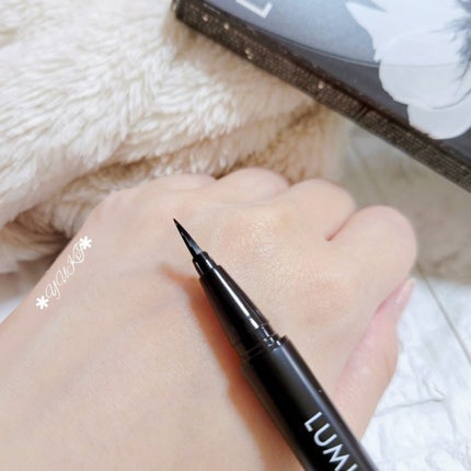 スキルレスライナー/LUMIURGLAS/リキッドアイライナーを使ったクチコミ(5枚目)