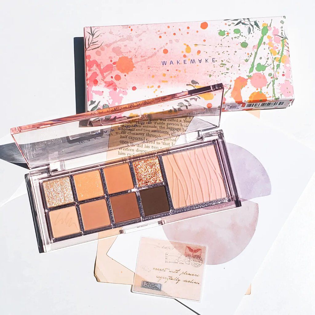 ミックスブラーリングアイパレット/wakemake/マルチパレットを使ったクチコミ（1枚目）