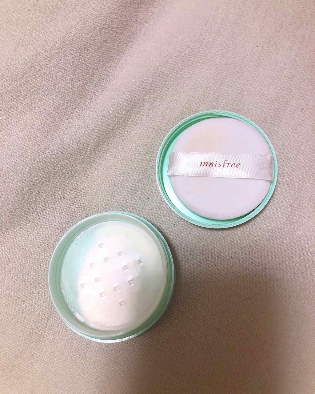 ノーセバム ミネラルパウダー/innisfree/ルースパウダーを使ったクチコミ(2枚目)
