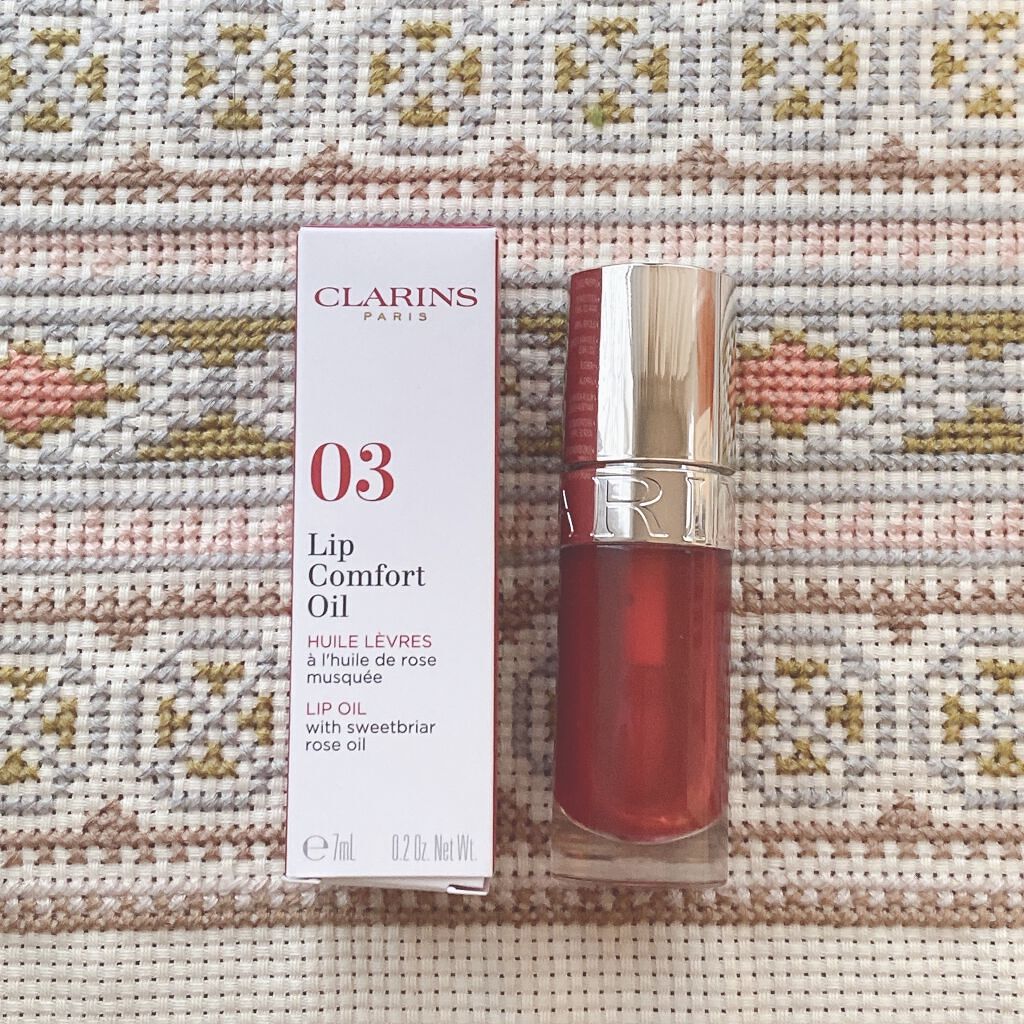 リップコンフォートオイル/CLARINS/リップグロスを使ったクチコミ（1枚目）
