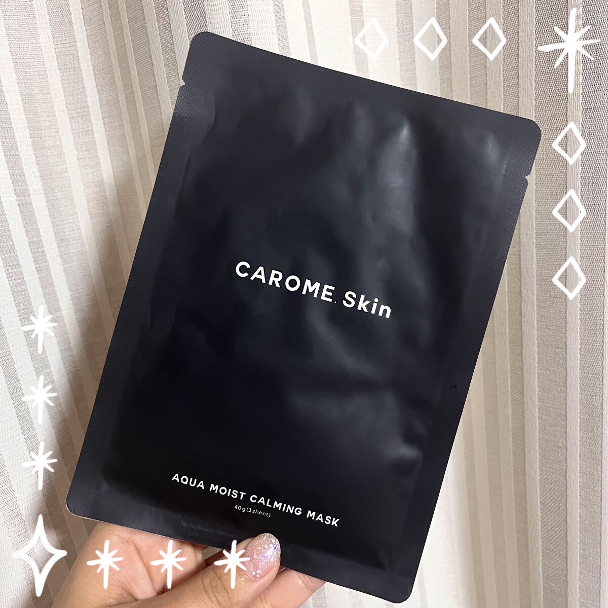 アクアモイストカーミングマスク/CAROME. Skin/シートマスク・パックを使ったクチコミ（1枚目）