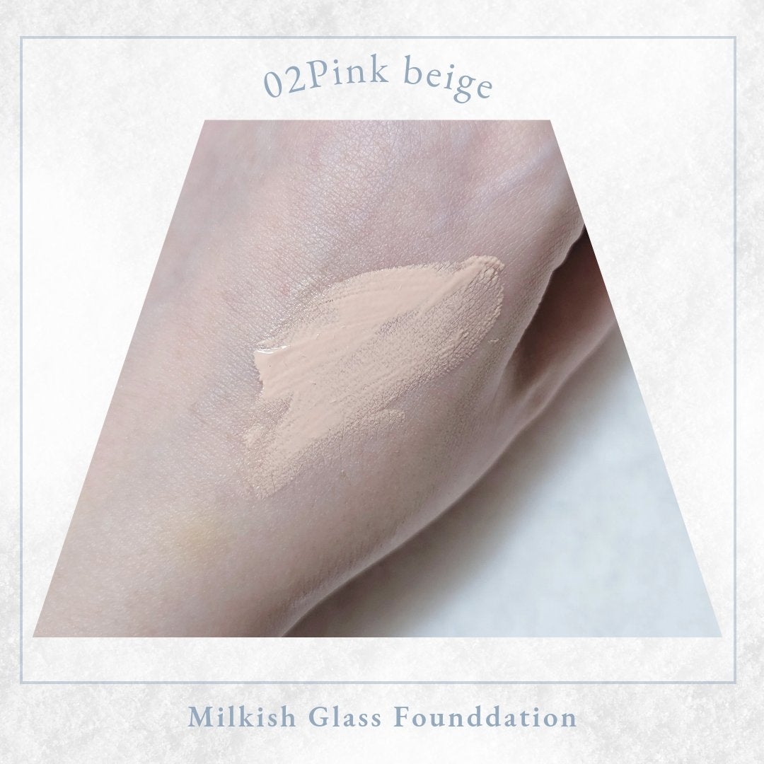 ミルキッシュガラスファンデ/KiSS/リキッドファンデーションを使ったクチコミ(2枚目)