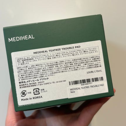 ティーツリー トラブルパッド/MEDIHEAL/トナーパッドを使ったクチコミ(2枚目)