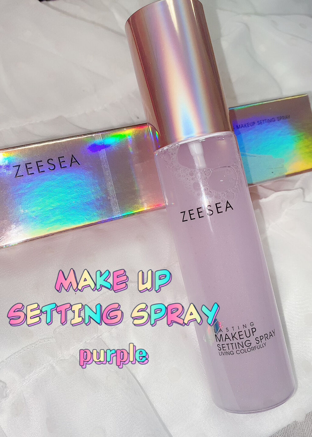 メタバースピンクシリーズ  ローリンスターメイクキープスプレー/ZEESEA/ミスト状化粧水を使ったクチコミ（1枚目）