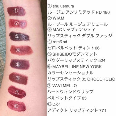 ルージュ アンリミテッド RD 180/shu uemura/口紅を使ったクチコミ（2枚目）