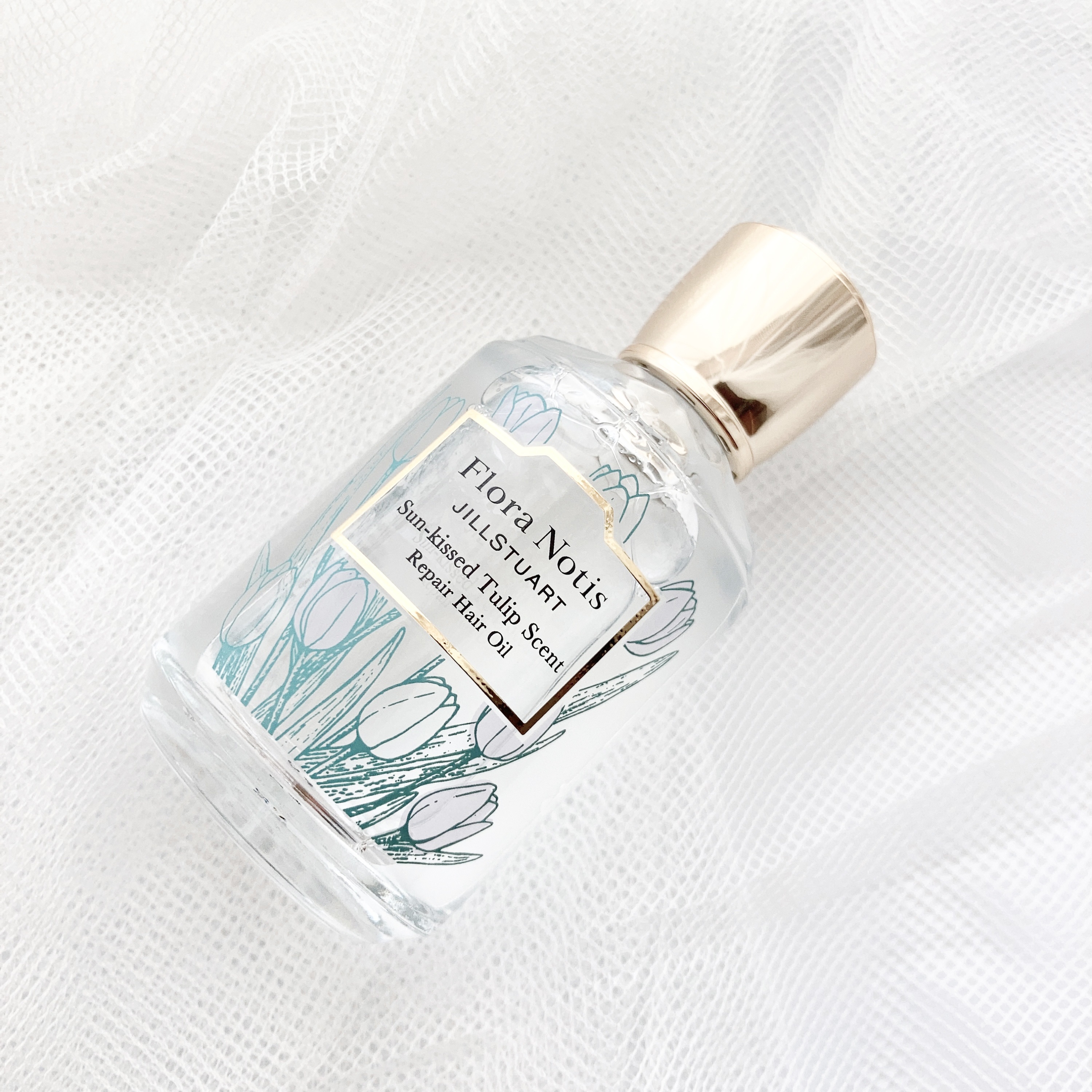 試してみた】サンキストチューリップ リペアヘアオイル Flora Notis