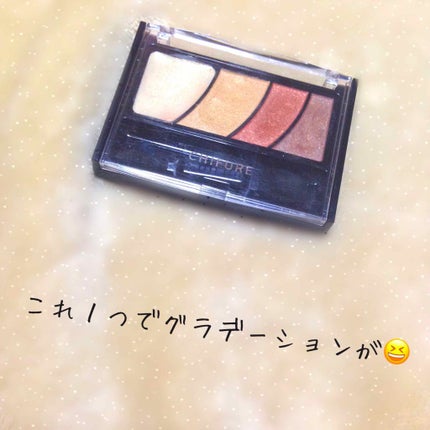 グラデーション アイ カラー(チップ付)/ちふれ/アイシャドウパレットを使ったクチコミ(1枚目)