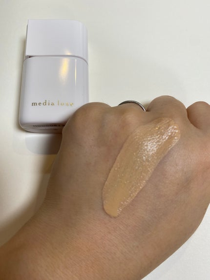 リキッドファンデーション/media luxe/リキッドファンデーションを使ったクチコミ(4枚目)