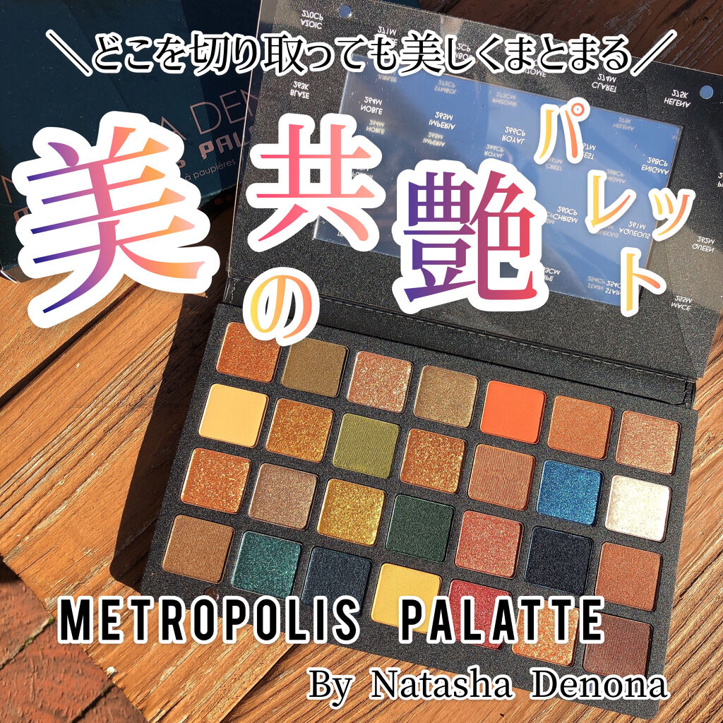  ナターシャ デノナ メトロポリス パレット/Natasha Denona/アイシャドウパレットを使ったクチコミ（1枚目）