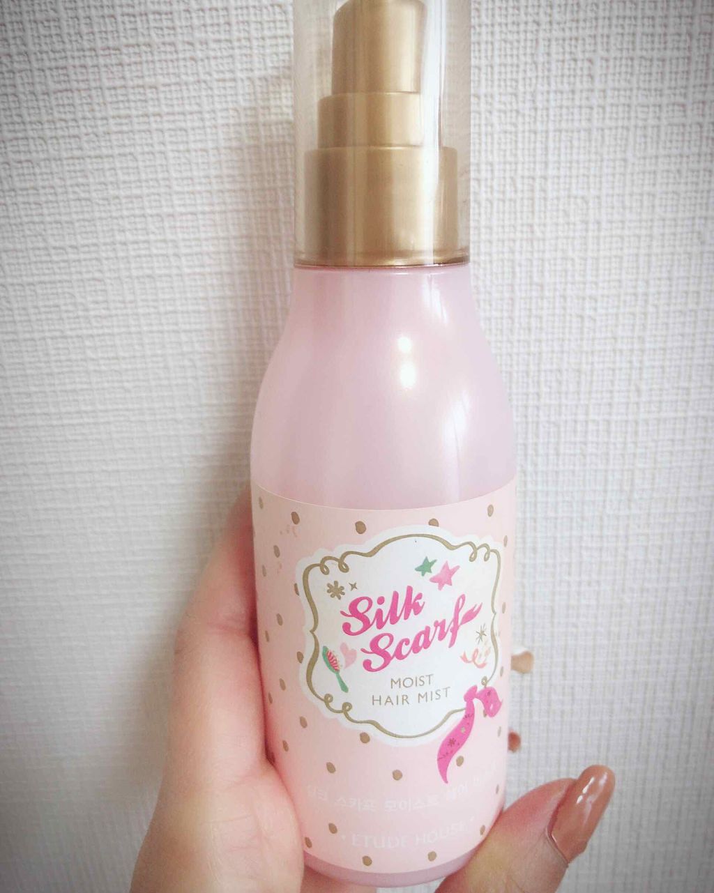 シルクスカーフ ホログラム ヘアミスト/ETUDE/ヘアミストを使ったクチコミ(1枚目)