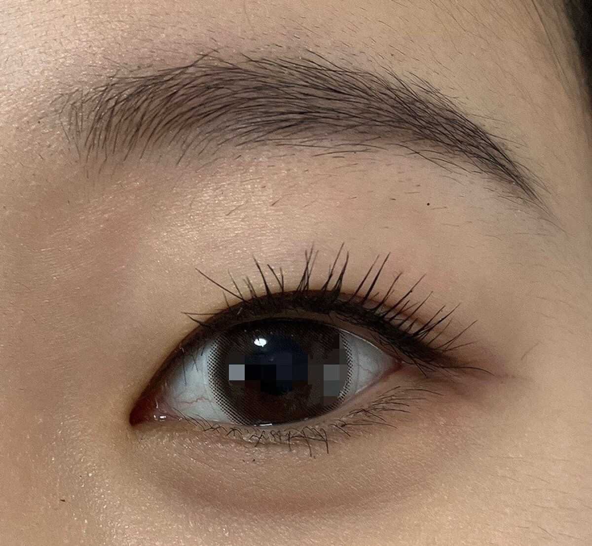 モテコン for スクール マンスリー 最初のブラウン/モテコン/１ヶ月（１MONTH）カラコンを使ったクチコミ（3枚目）