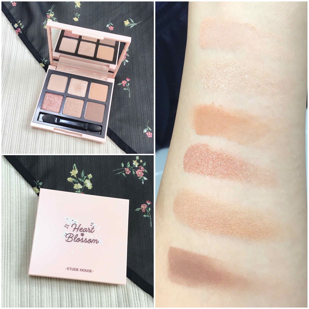 ハート プレイカラーアイズ/ETUDE/アイシャドウパレットを使ったクチコミ（2枚目）